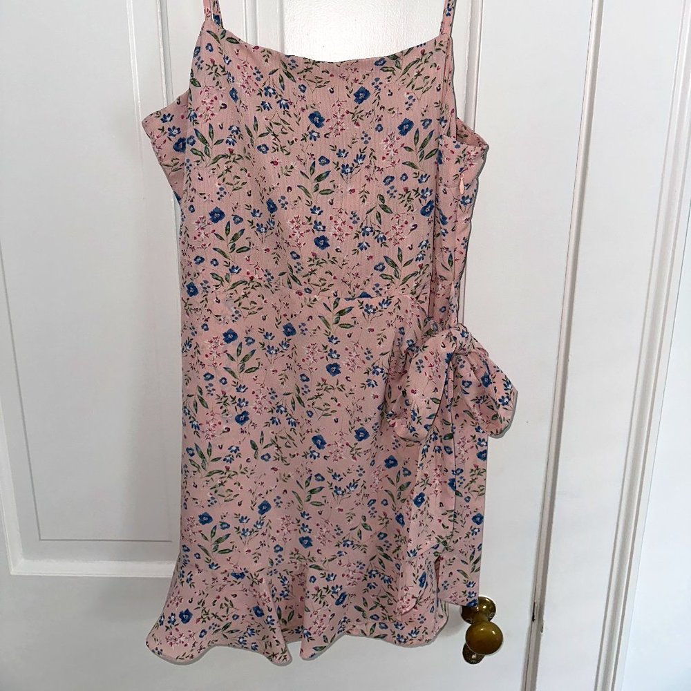 Abbeline Floral Dress, Size M, Pink